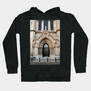 Grand entrance to Norwich cathedral Hoodie